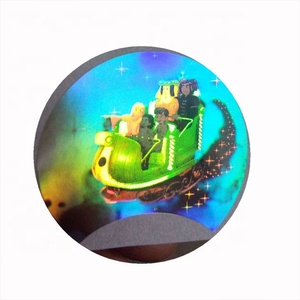 Custom 3D Laser Hologram <strong>Security</strong> Sticker Printed Holographic Aluminium Label - Product Image 1
