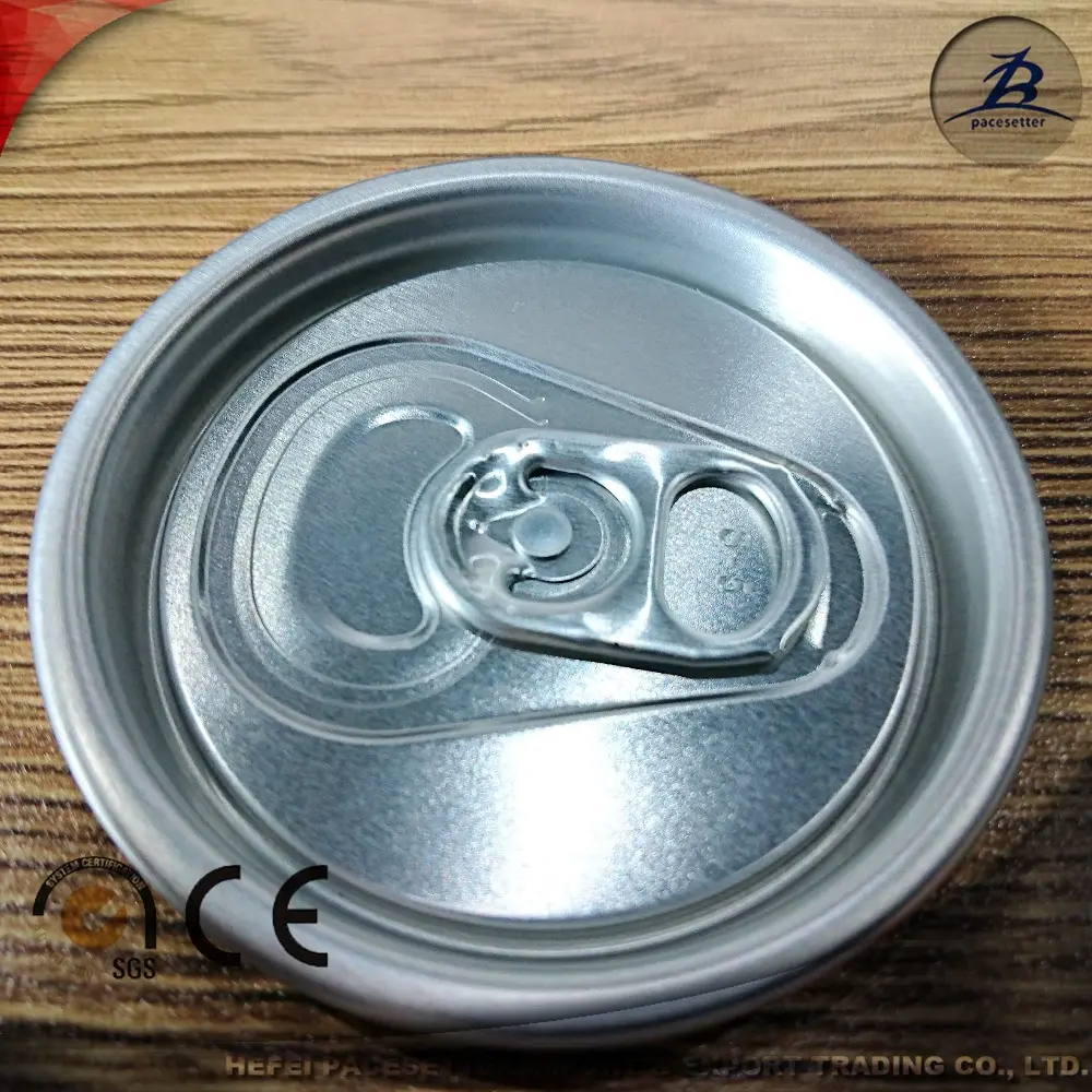 Tapa de aluminio para café/pop/soda, fácil de usar, Pestañas/tapa, n. ° 113