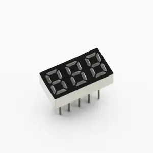 KEM-2531-BB common anode 0.25 3 digit 7 segment led display blue