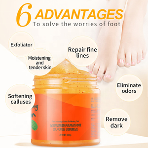 24 K सोने प्रकार का वृक्ष मक्खन पैर Whitening क्रीम मॉइस्चराइजिंग एक्सफ़ोलीएटिंग क्रीम मृत त्वचा पदच्युत फटा पैर क्रीम त्वचा की मरम्मत देखभाल - Product Image 5