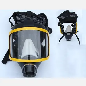 Respirateur de masque chimique de gaz de Silicone complet avec cartouches filtrantes