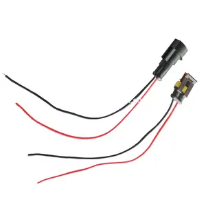 DJ7021-1.5-11/21 TYCO AMP 2 Pin auto connector waterproof automotive Wire Connector Plug Electrical Car Wire Harness
