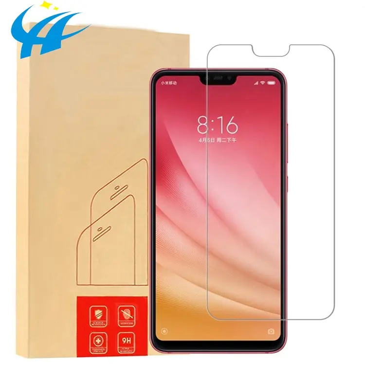 for xiaomi mi 8 3d tempered glass screen protector with retail package, full protection original screen for xiaomi 8 lite