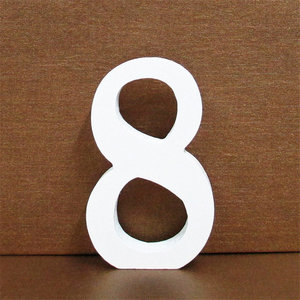 Lettera in Legno Bianca da 10cm, Alfabeto Inglese, Design Personalizzato Fai-da-Te, Cuore Autoportante per Arte e Artigianato, Natale, Matrimonio, <span class=keywords><strong>Casa</strong></span> - Product Image 6