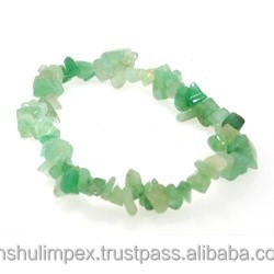 Green Aventurine Chips <b>Bracelet</b> for <b>Healing</b>, Casual Wear - Product Image 3