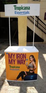 Tavolo promozionale Pop-up <span class=keywords><strong>da</strong></span> 80*200cm per interni ed esterni/espositore per pubblicità e Marketing per uso interno ed esterno - Product Image 4