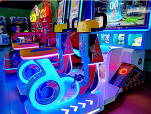 Machine de jeu d'arcade à pièces de monnaie pour Sport d'intérieur, 2 joueurs, vélo, garçon, cadeau, billet d'échange, à vendre - Product Image 5