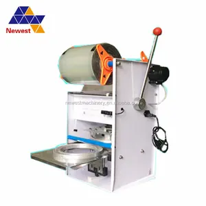 High Quality and Reliable Automatic Plastic Deli Container Sealing Machine/cup sealer machine