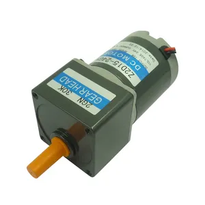 60mm 12 volt dc geared motor with gearbox 15w