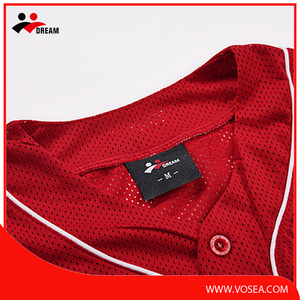 2017 most popular oversized button baseball jersey - Product Image 5