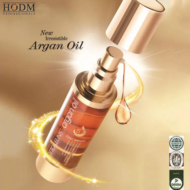 각질 주문 습기를 공급 광택 광택기 인간적인 유기 모발 관리 처리 Argan 기름 OEM 실크 혈청