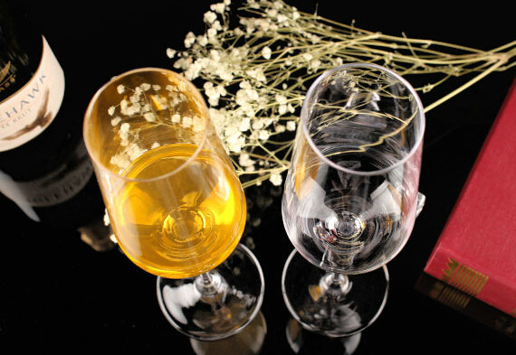 KCP-017 Champagne Flute Glasses Unique Gift for Wedding Anniversary Engagement Champagne Glasses