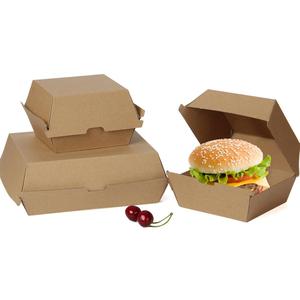 Tùy Chỉnh <span class=keywords><strong>Mini</strong></span> Kraft <span class=keywords><strong>Burger</strong></span> Hộp Bao Bì Bán Buôn Dùng Một Lần <span class=keywords><strong>Burger</strong></span> Hộp Dài - Product Image 2