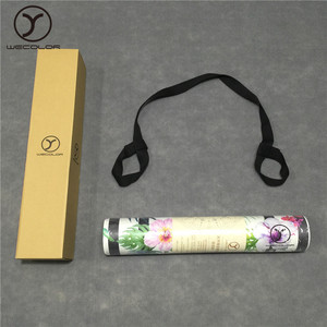 Estera de yoga para viajes, estera de goma natural antideslizante con estampado de logotipo personalizado respetuoso con el medio ambiente, plegable, la mejor cantidad - Product Image 5