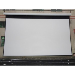 200 Inch 4:3 Motorizado Elétrico Filme Tela de Projeção para o Estágio