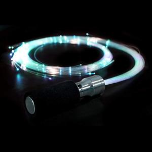 <span class=keywords><strong>Fouet</strong></span> LED à fibres optiques pour rave, couleurs changeantes, 130 fibres - Livré avec tous les accessoires (Piles 3A, graisse de circulation, Whipgripz, <span class=keywords><strong>double</strong></span> boucle) - Product Image 5