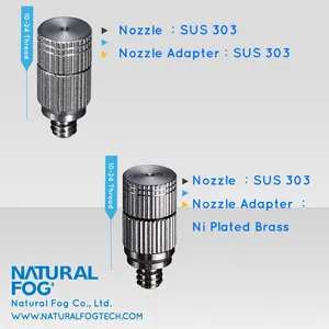 Poultry Nozzle Taiwan Natural Fog Poultry Farm Cooling And Humidifying Stainless Steel Fog Nozzle