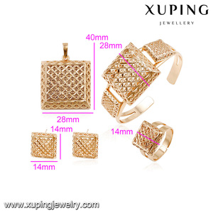 64005-Fancy Jewelry Conjunto de joyas africanas Chapado en oro de 18K - Product Image 2