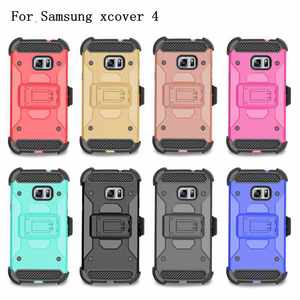 Étui 3 en <span class=keywords><strong>1</strong></span> pour Samsung <span class=keywords><strong>Galaxy</strong></span> xcamouflage 4 G390F, coque de téléphone robuste avec support de fixation, ceinture - Product Image 6