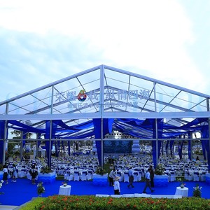1000 Mensen Buiten Helder Dak Groot Chique Aluminium Evenementenmagazijn Bruiloft Feesttent - Product Image 4