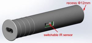 12v 24v红外感应开关衣柜<span class=keywords><strong>2</strong></span>门门接触开关衣柜柜门发光二极管灯 - Product Image 4