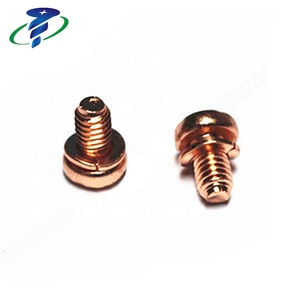 M4 Pan Head <strong>Copper</strong> <strong>Screws</strong> with Washer Attached - Product Image 2