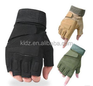 Guantes DE SEGURIDAD tácticos de medio dedo para equipos de defensa personal - Product Image 1