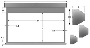 Grand écran de Projection motorisé de 200 <span class=keywords><strong>pouces</strong></span>, Projection électrique à rouler - Product Image 2