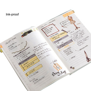 LABON Cuaderno de escritores <span class=keywords><strong>gratis</strong></span> Minimalista PU Softcover Diario de escritura A5 B5 A6 Opciones de cuadrícula de puntos con forro liso - Product Image 6