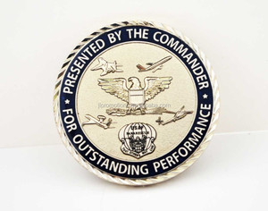 Plata de la antigüedad de bronce de morir golpeado esmalte suave desafío <span class=keywords><strong>coin</strong></span> - Product Image 1