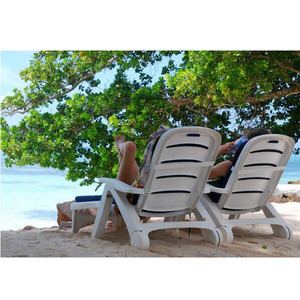 Chaise d'extérieur, confortable, en <span class=keywords><strong>plastique</strong></span>, pour <span class=keywords><strong>plage</strong></span>, cabana, hôtel, piscine - Product Image 1