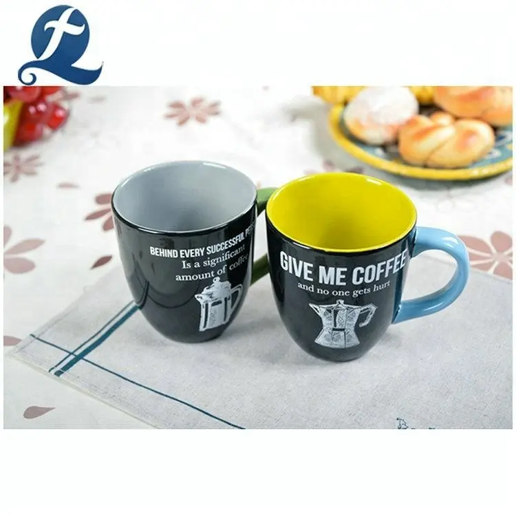 Cor do Esmalte Personalizado Cerâmica Caneca de Café Para A Promoção