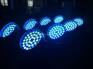 مصابيح غسيل رؤوس متحركة قوية 36 ، 18 واط rgbwa + فوق بالضوء ، 6in 1 Led ،