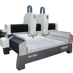 Mesin Pengerjaan Kayu Otomatis Dijual, Router CNC Ukiran Batu 4D 1325 dengan Belahan Batu Wajah Alami 4,5 KW 3.5-5.5 KW