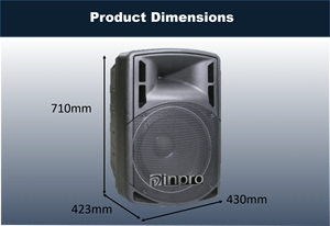 Haut-parleurs portatifs de chariot de système de PA actif alimentés par batterie/DC/AC pour l'utilisation de téléphone portable - Product Image 5