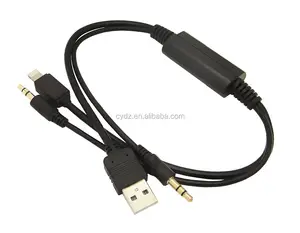 Y Cable Lead USB AUX Interface for BMW MINI COOPER iPhone 7 iPod Touch 5 Nano 7