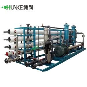 No Drain Noise Fiberglass Reverse Osmosis System 35T/H RO Drinking Water Treatment Plants