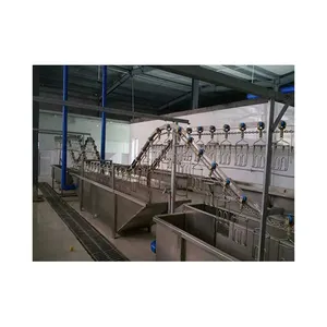 Fábrica Genyond completa frango automático abate equipamentos Abattoir aves halal linha de processamento escaldando arrancando máquina