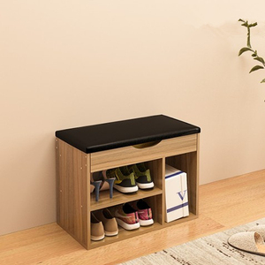 Modern Multi-Layer Wooden <strong>Shoe</strong> Rack for Home <strong>Small</strong> Household Economy Door Change <strong>Bench</strong> Economical and Stylish for Dormitories - Product Image 1