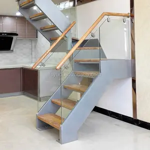 钢木直楼梯阁楼和阁楼楼梯