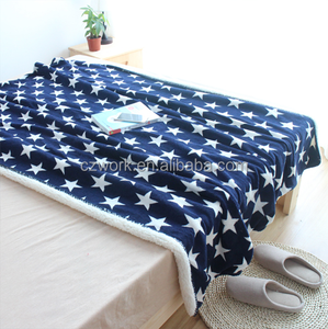 Chinois <span class=keywords><strong>Moulin</strong></span> Faire la Conception Sur Mesure Numérique Imprimé Hiver Micro Vison Sherpa Doublé Microfibre Couette Jette - Product Image 3