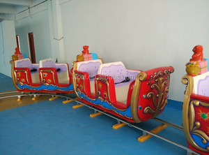Pas cher Intérieure et Extérieure Manèges Mini Électrique Piste Train Santa Claus <span class=keywords><strong>Trains</strong></span> Pour Le Jour De Noël - Product Image 3