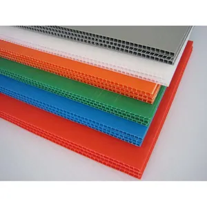 密封可重复使用的防水 pp coroplast 板材/垫广告包装材料塑料板 2毫米-10毫米