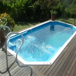 Piscine creusée en fibre de verre personnalisée extérieure, piscine intex