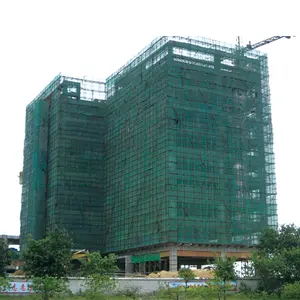 Red de Seguridad para andamios de construcción, hdpe, nailon, color verde, ignífugo - Product Image 1