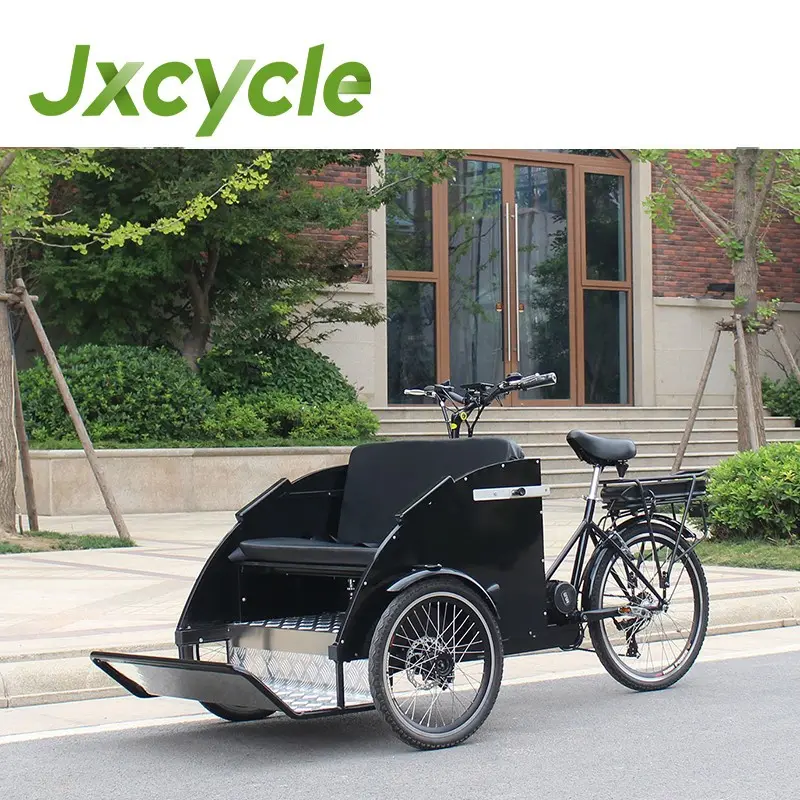 รถลากจักรยานที่นั่งด้านหน้าแบบคลาสสิกและฟรี