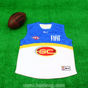 Maillot de football australien AFL personnalisé pas cher – Meilleur design d'équipe – Respirant, grande taille, polyester/coton, séchage rapide - Product Image 2