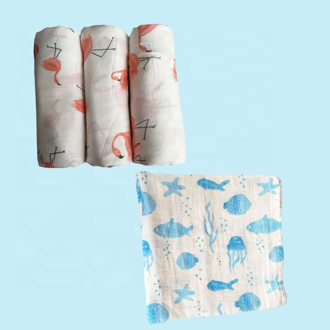 30 Cotton Fabric for Baby 70 Bamboo Printed Bamboo 100% Bamboo Fiber Diaper Muslin Fabric Plain Fabric Sustainable Lightweight