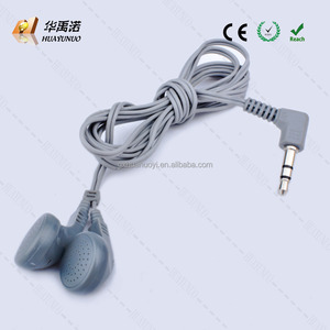 Venta al por mayor auricular Eaphone barato/3,5mm Jack auriculares estéreo adaptador de línea aérea/eliminación de aerolíneas/auriculares baratos para teléfonos móviles/
