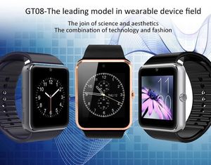 De vestir Gadgets teléfono Android reloj inteligente <span class=keywords><strong>gt08</strong></span> MTK <span class=keywords><strong>smartwatch</strong></span> con tarjeta sim - Product Image 6